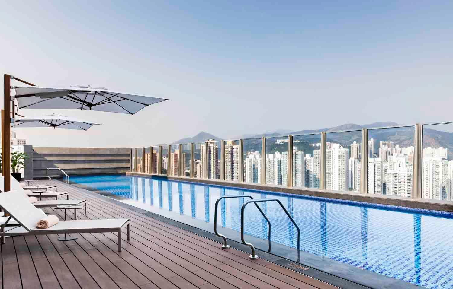 帝逸酒店 香港 外观 照片 Rooftop swimming pool